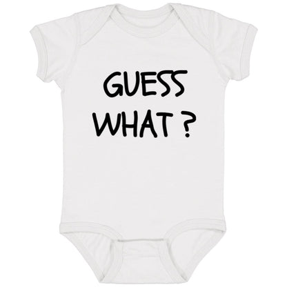 Guess What? Baby Announcement Onesie – Soft, Funny, and Perfect for Big Reveals!