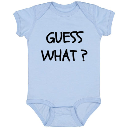 Guess What? Baby Announcement Onesie – Soft, Funny, and Perfect for Big Reveals!