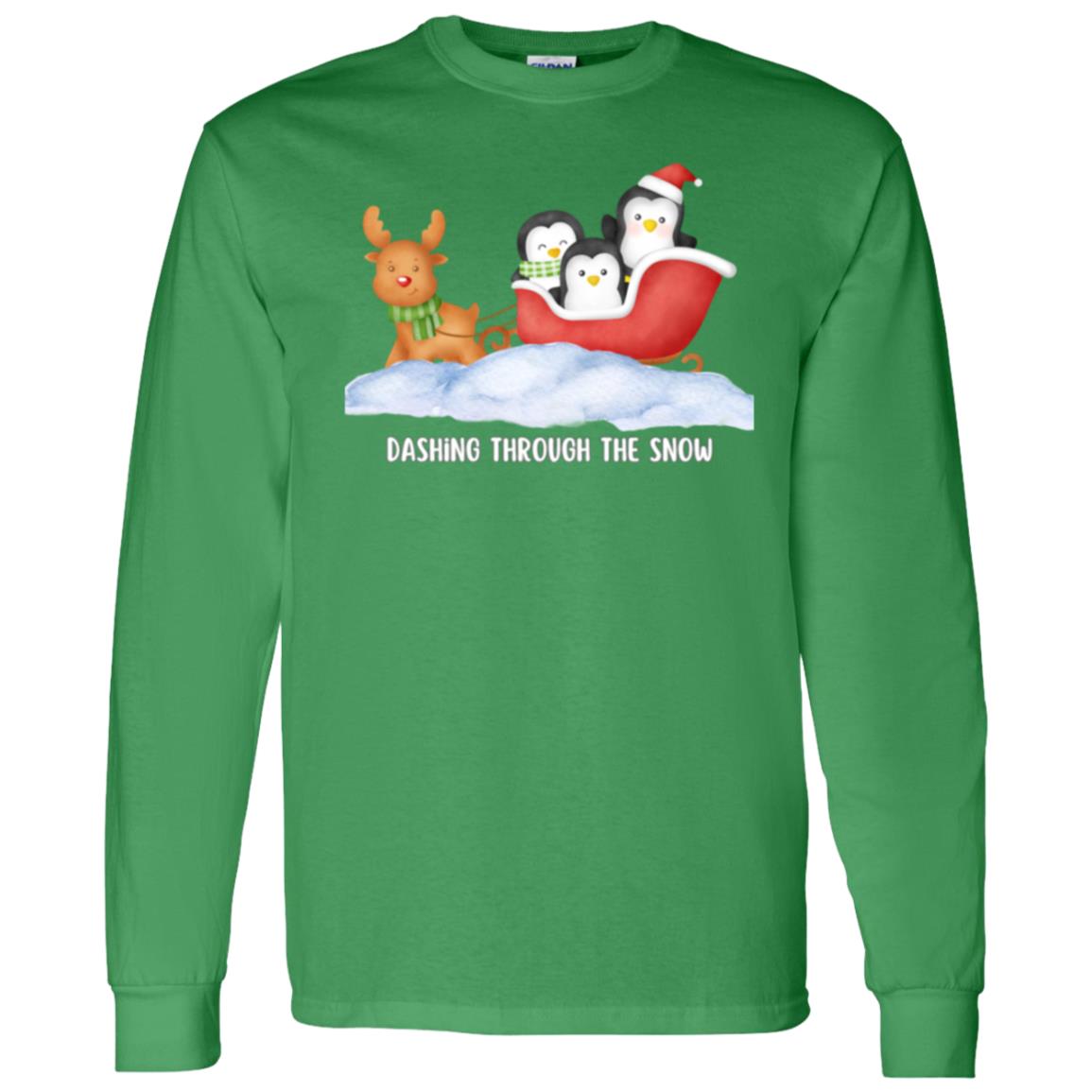 Dashing Through the Snow Holiday T-Shirt & Sweatshirt Collection – Festive Winter Apparel