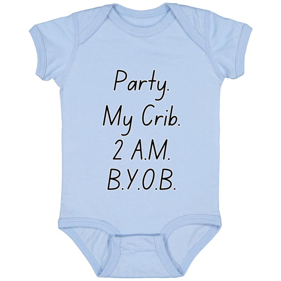 Party at My Crib Onesie - Adorable Gift for Baby Showers and New Arrivals!