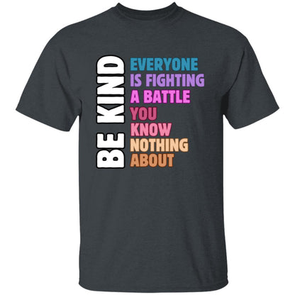 Inspirational Be Kind T-Shirt – Short Sleeve Tee for Men and Women