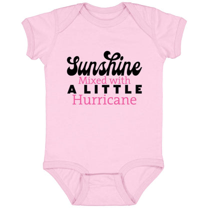 Sunshine Mixed with a Little Hurricane Onesie  -Sunny with a Touch of Sass