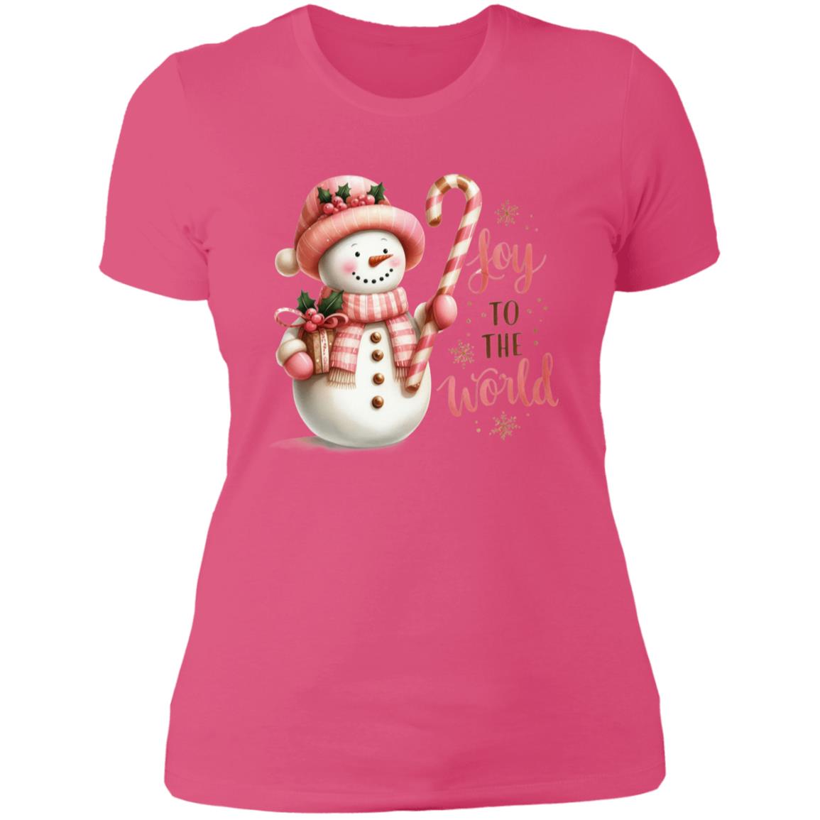 Snowman Joy to the World T-Shirt & Sweatshirt – Share Holiday Cheer with Style