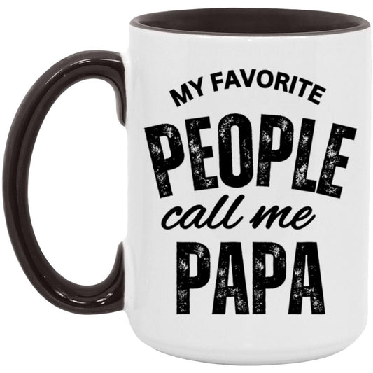 My Favorite People Call Me Papa Mug - Perfect Gift for Grandfathers