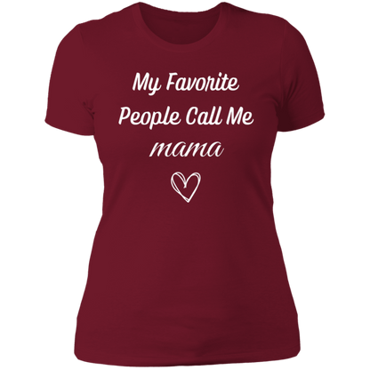 Heartwarming Gift: "My Favorite People Call Me Mom" T-Shirt