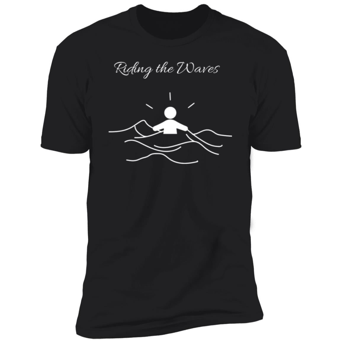 Riding the Waves Sleeve T-Shirt – Inspirational Shirt for Confidence & Resilience