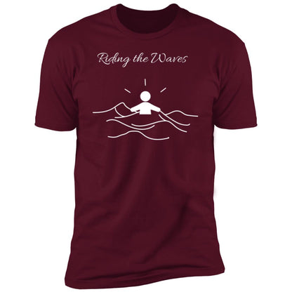 Riding the Waves Sleeve T-Shirt – Inspirational Shirt for Confidence & Resilience