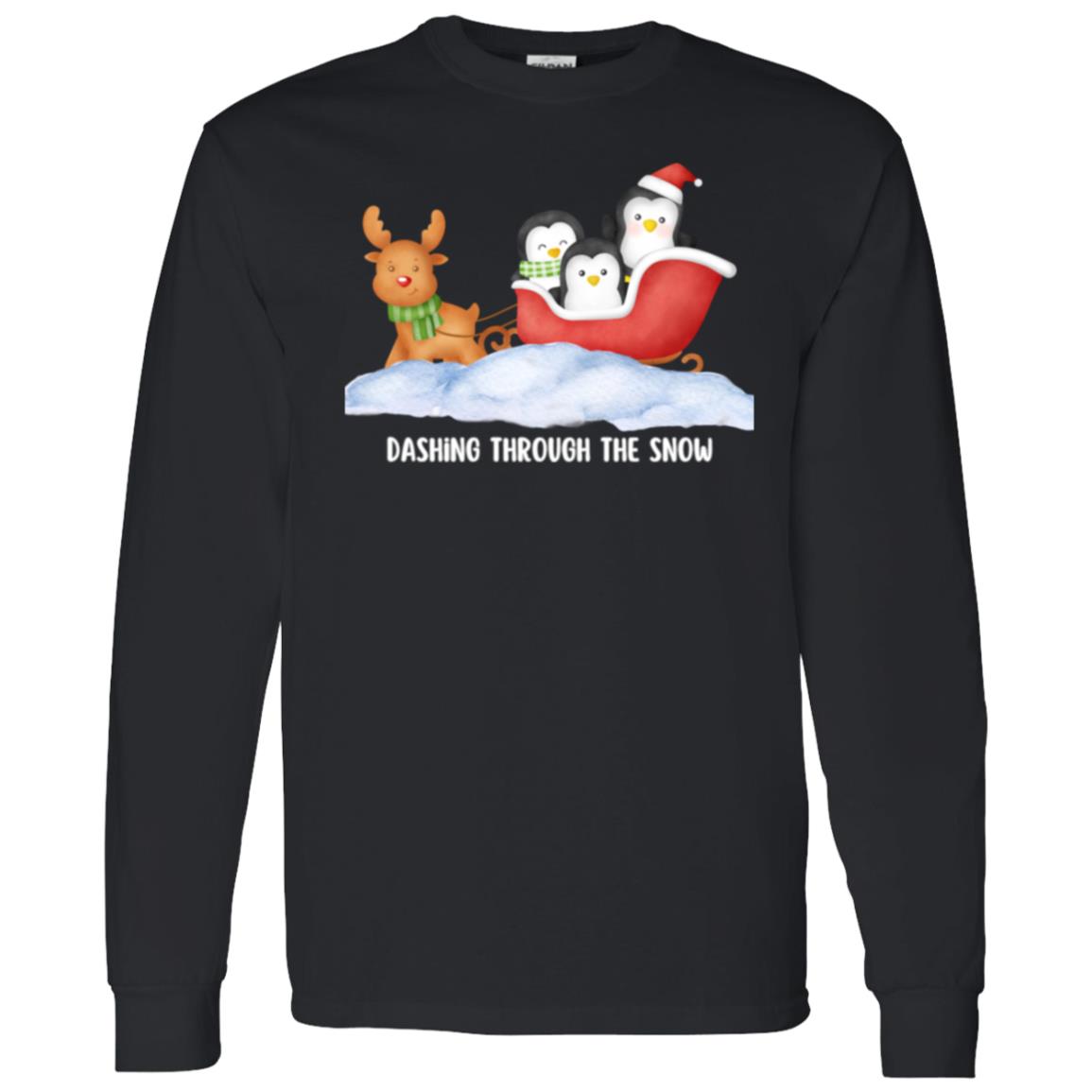 Dashing Through the Snow Holiday T-Shirt & Sweatshirt Collection – Festive Winter Apparel