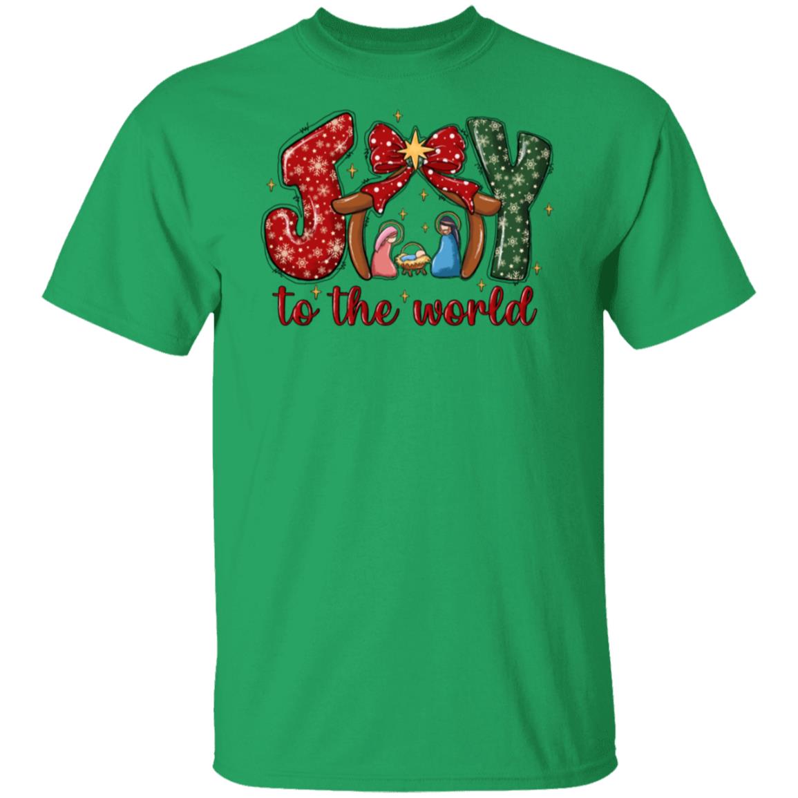 Joy to the World Holiday Shirts – Festive T-Shirts & Sweatshirts for Christmas Cheer