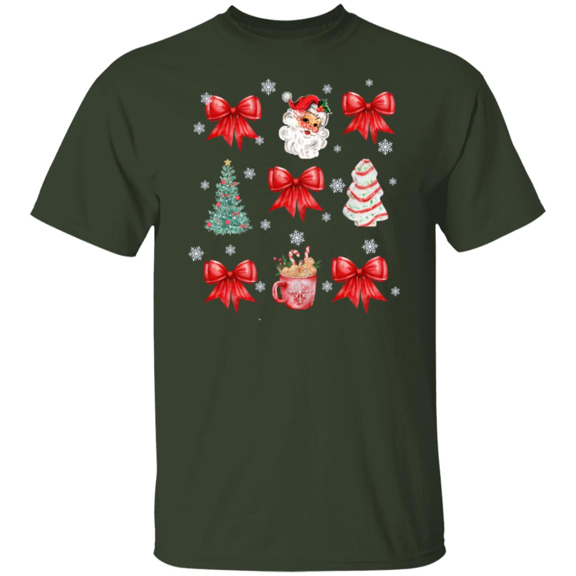 Cozy Christmas Coquette Sweatshirt/T-shirt – Perfect for Holiday Celebrations