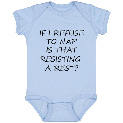 Resisting A Rest Onesie – Perfect for Your Little Rebel!