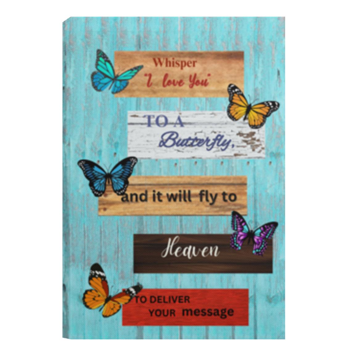 Whisper to a Butterfly Wall Art – Cherished Memorial Keepsake