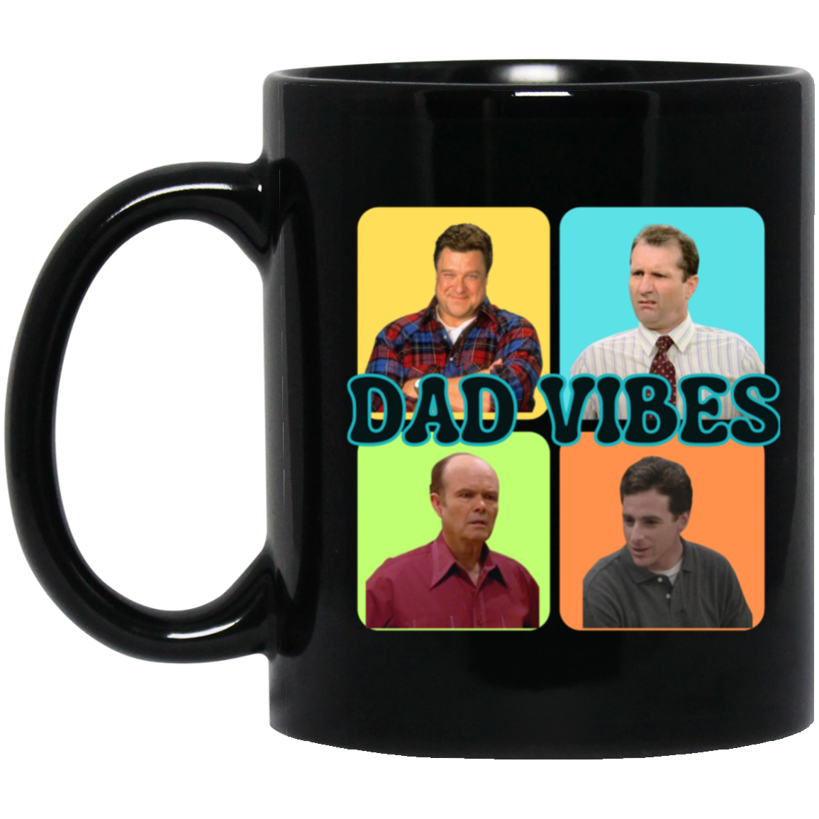 Funny 'Dad Vibes' Mug - Ideal  for Dads Who Bring Joy