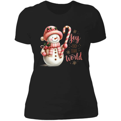 Snowman Joy to the World T-Shirt & Sweatshirt – Share Holiday Cheer with Style