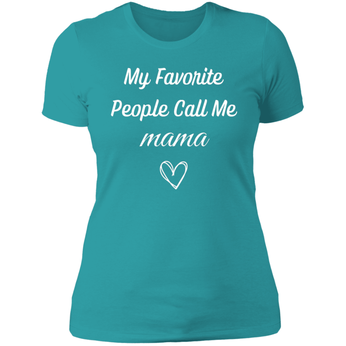 Heartwarming Gift: "My Favorite People Call Me Mom" T-Shirt