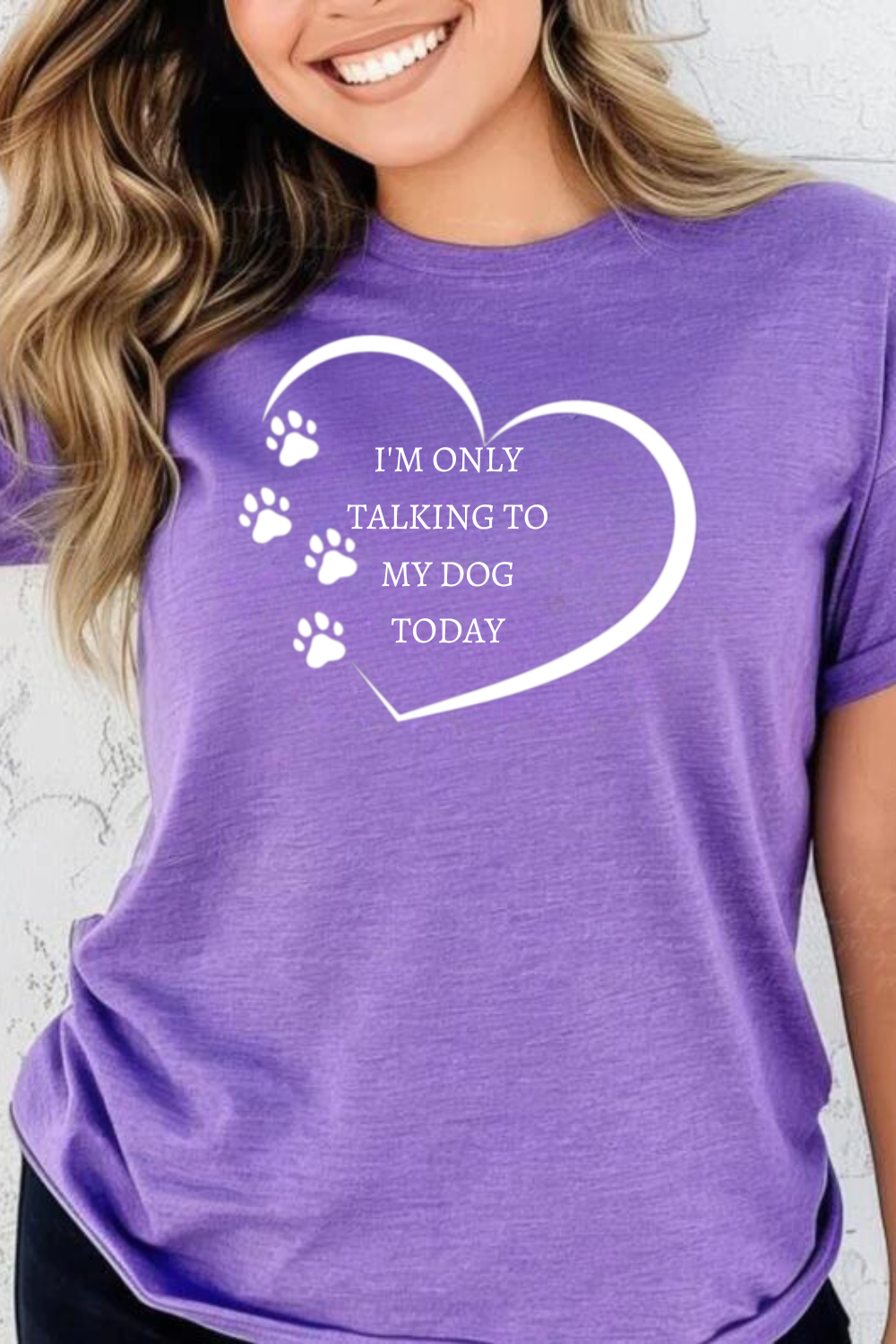 Only Talking to My Dog Today" Tee – Must-Have for Dog Lovers