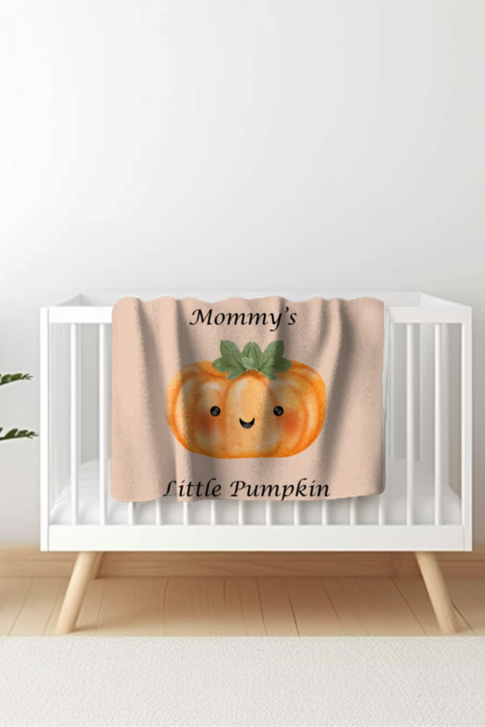 Cozy Personalized 'Mommy's Little Pumpkin' Blanket - Perfect for Toddler Snuggles