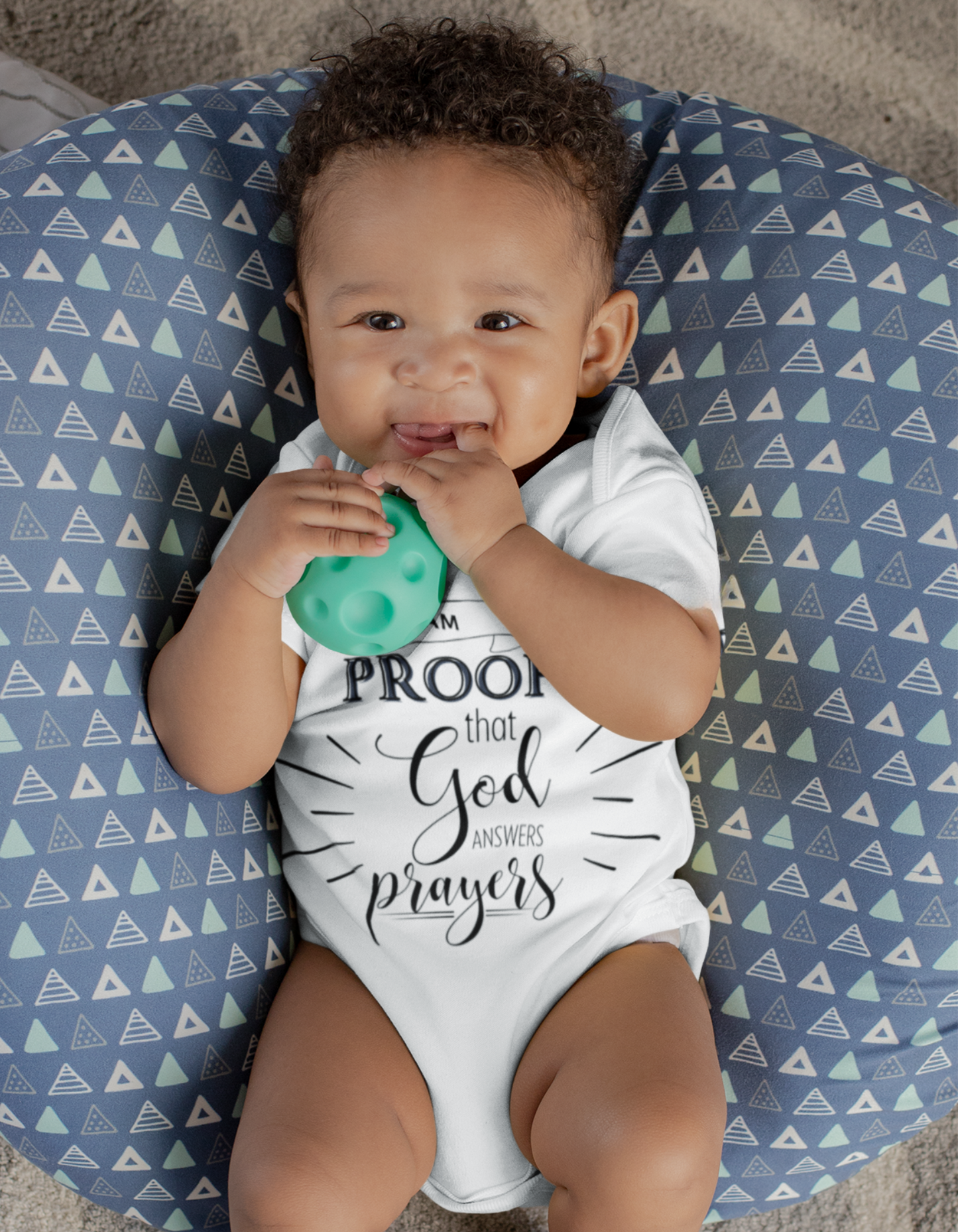 Proof That God Answers Prayers Onesie - Celebrate Faith with Style!