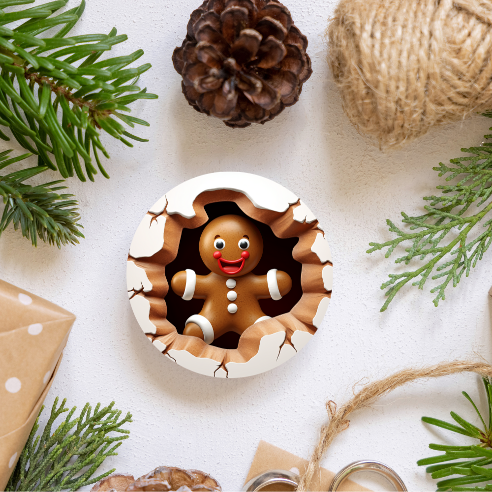 Savor the Holidays with the 3D Gingerbread Circle Ornament