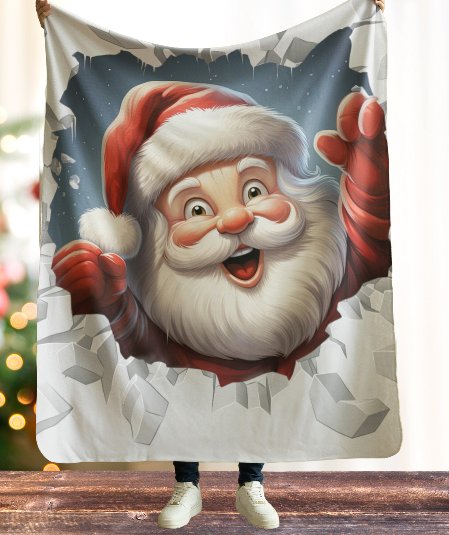 Holiday Santa Blanket