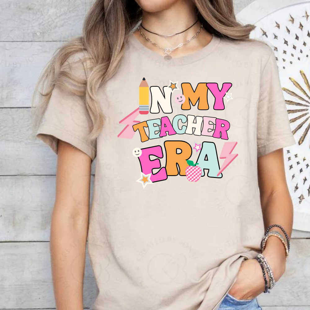 In My Teacher Era T-Shirt – Playful & Comfortable Teacher Apparel