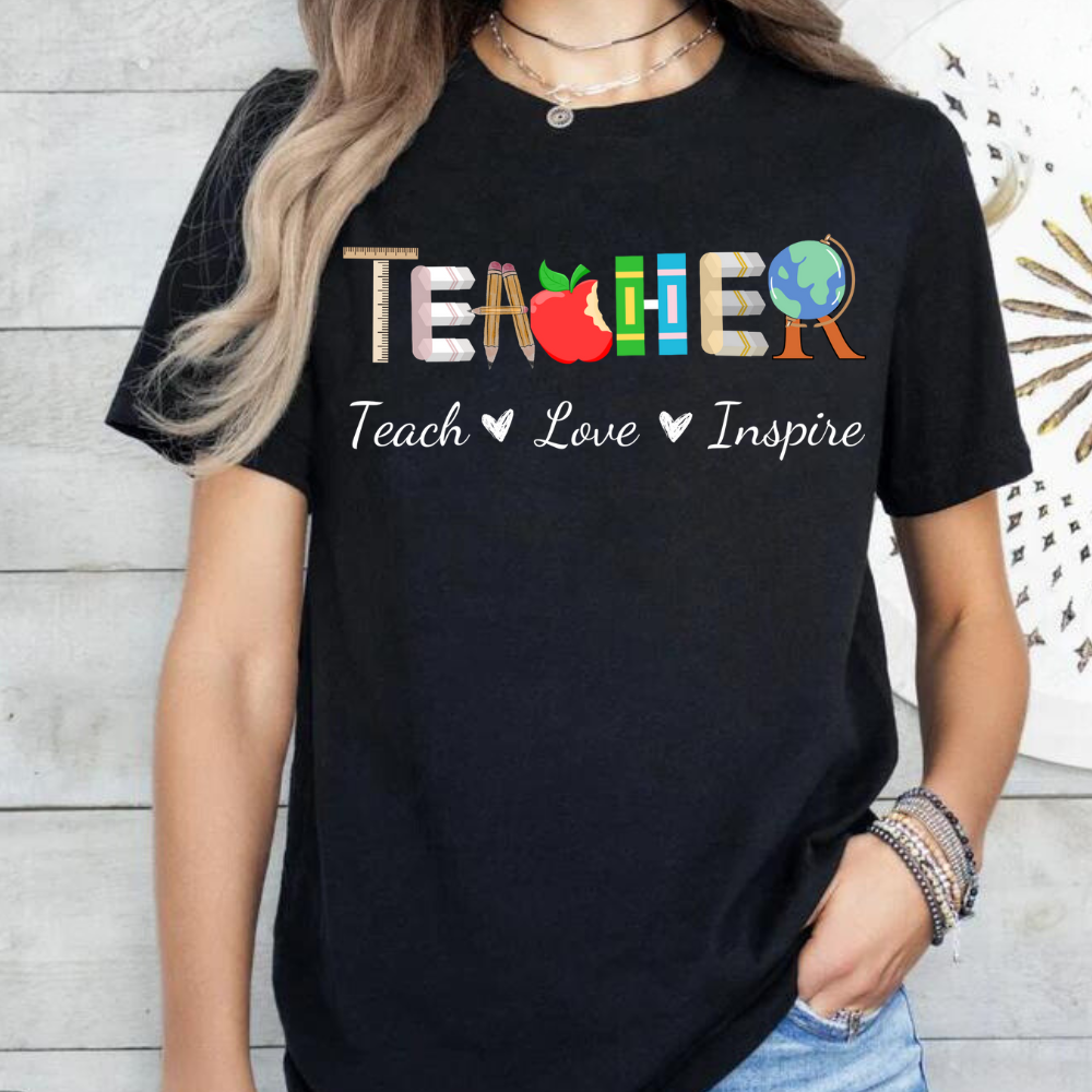 Teach Love Inspire T-Shirt – Spread Positivity in Style