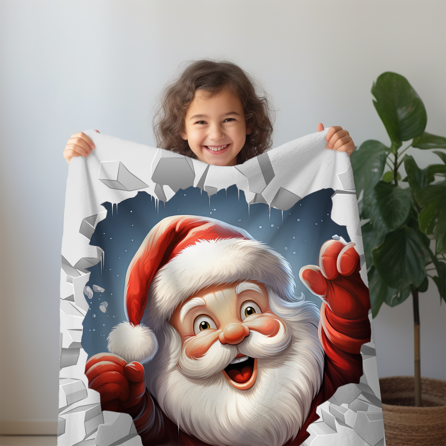 Holiday Santa Blanket