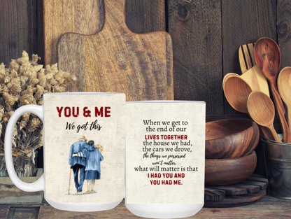 Celebrate the Memories - You and Me Together Coffee Mug