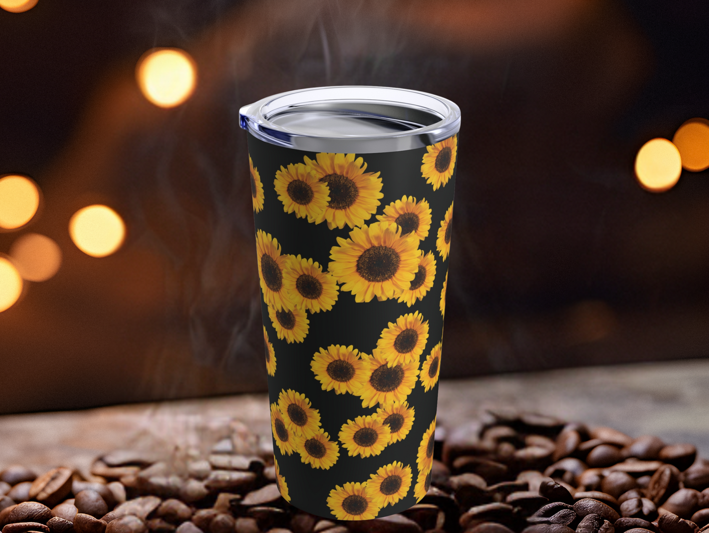 Sunflower Tumbler – Stay Inspired on the Go, Perfect for Summer Adventures