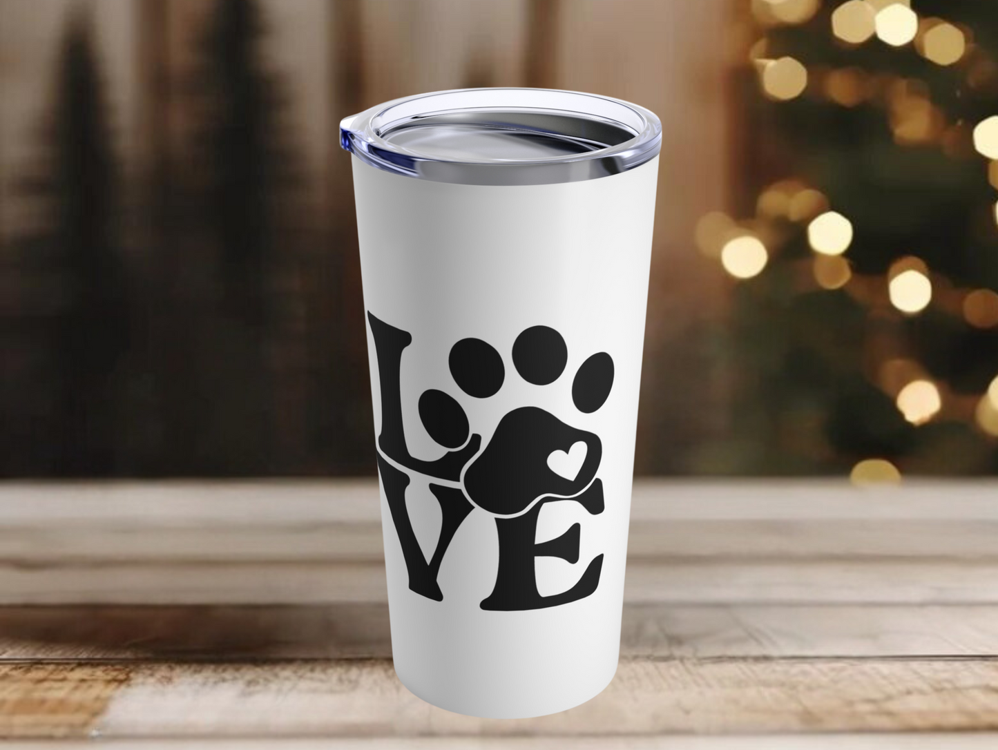 Adorable Love Paw Tumbler – Celebrate Your Furry Friends, Great Gift for Pet Lovers