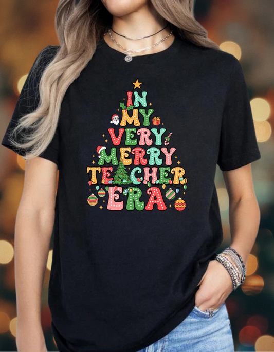 In My Very Merry Christmas Era T-Shirt – Celebrate the Joy of the Season