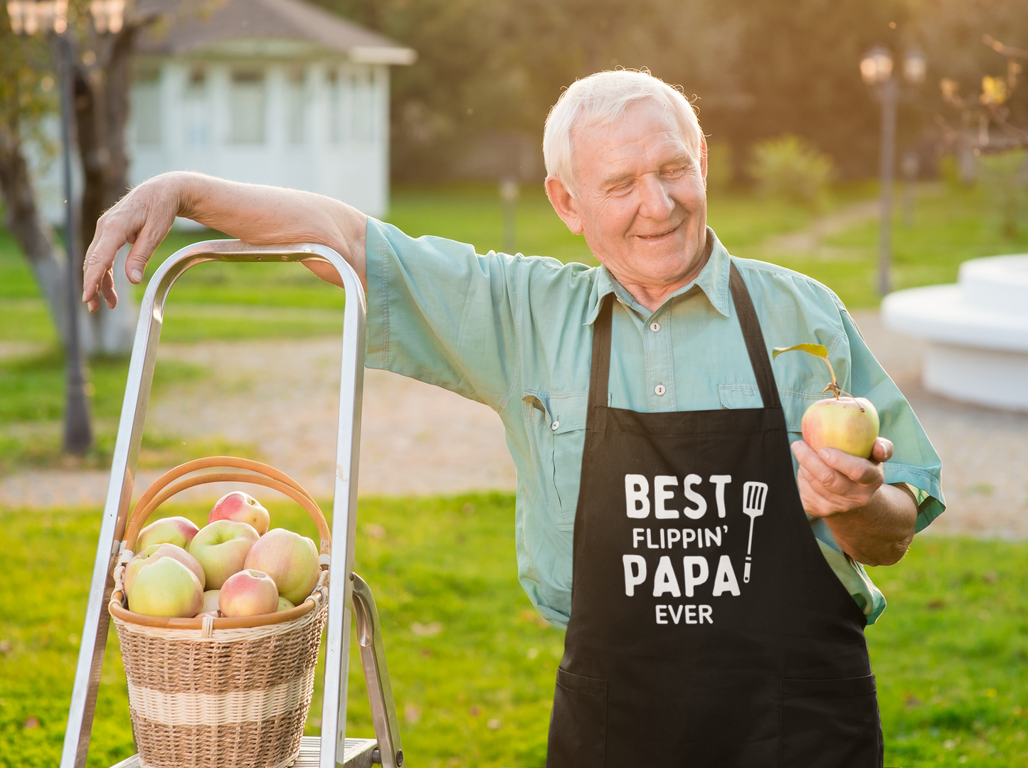 Custom BBQ Apron for Dad & Grandpa – Perfect Father's Day Gift