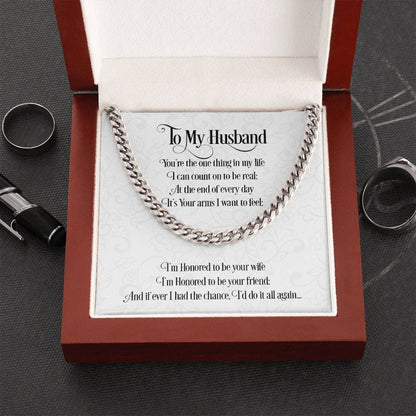 Cuban Necklace -Celebrate Christmas, Anniversary or  Birthday with Thoughtful Gifts for Husband