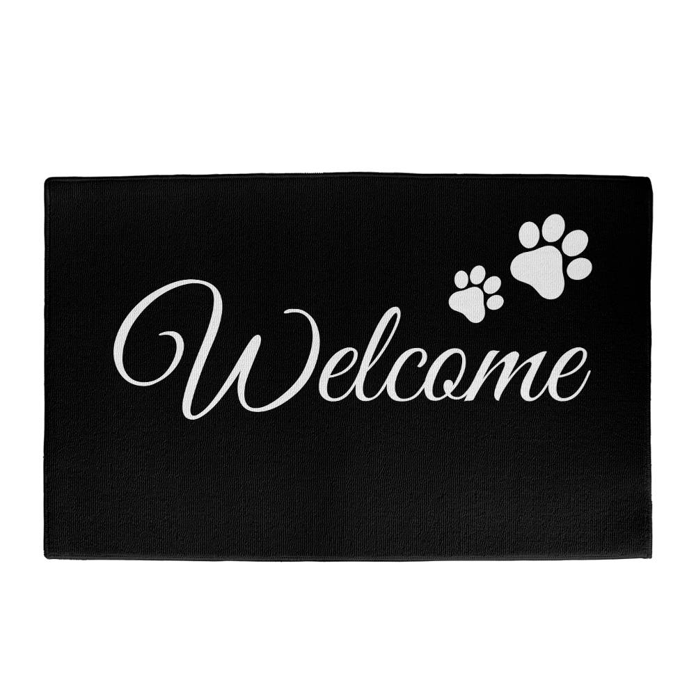 Welcome Dog Prints Door Mat – A Fun Welcome for Dog Lovers