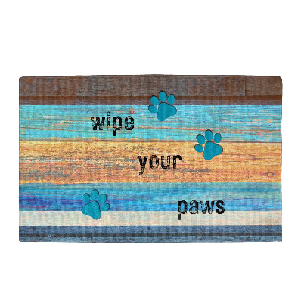 Custom  Wipe Your Paws Door Mat – A Paw-some Home Accessory