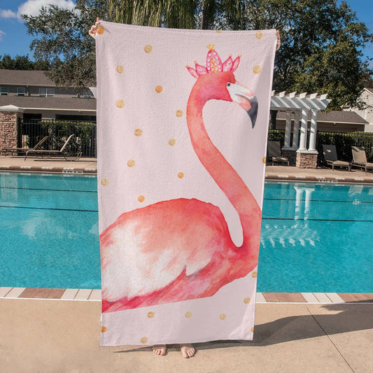 Flamingo Beach Towel – Perfect for Summer Fun and Tropical Vibes