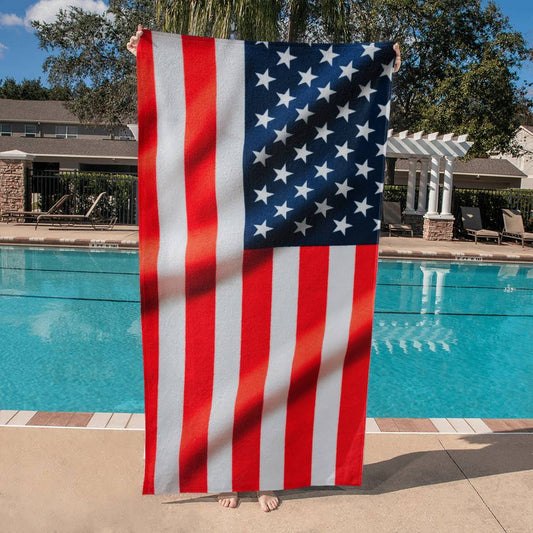 Custom 4th of July Beach Towel – Ideal Gift for Family and Friends