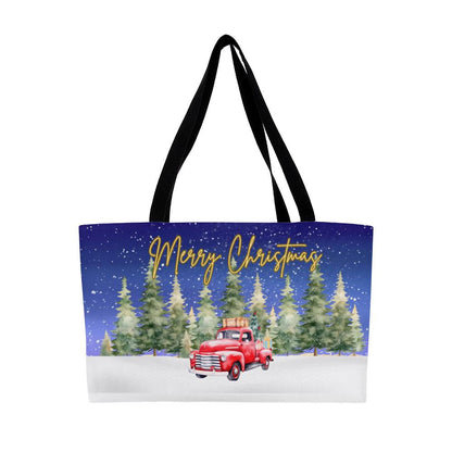 Vintage Holiday Charm – Retro Christmas Travel Bag