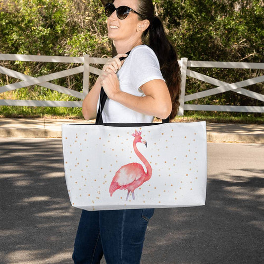 Charming Flamingo Weekender Bag – Your Go-To Travel Companion