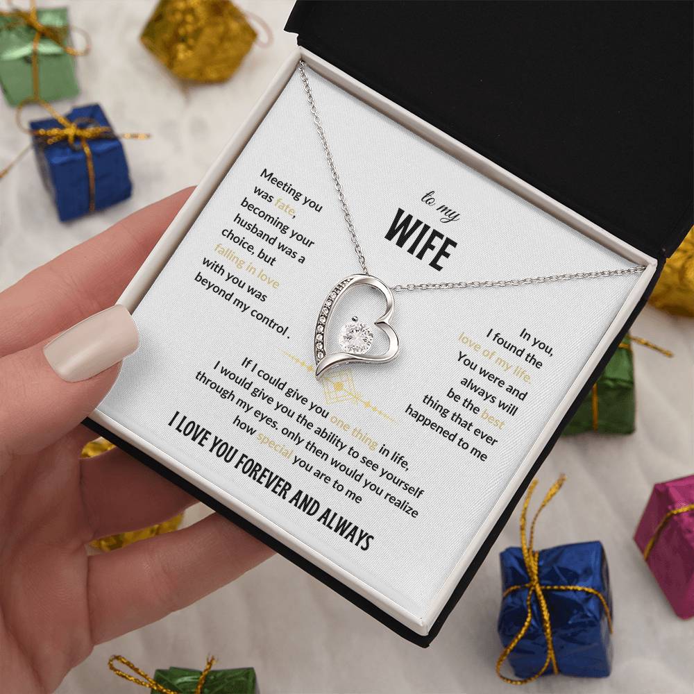 Forever Love Necklace - A Timeless Gift for Your Wife