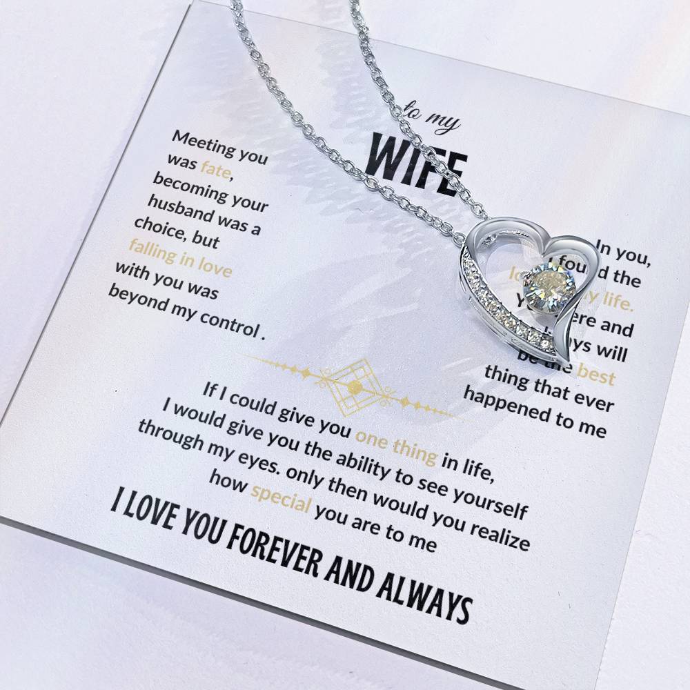 Forever Love Necklace - A Timeless Gift for Your Wife