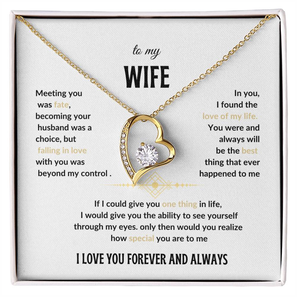 Forever Love Necklace - A Timeless Gift for Your Wife