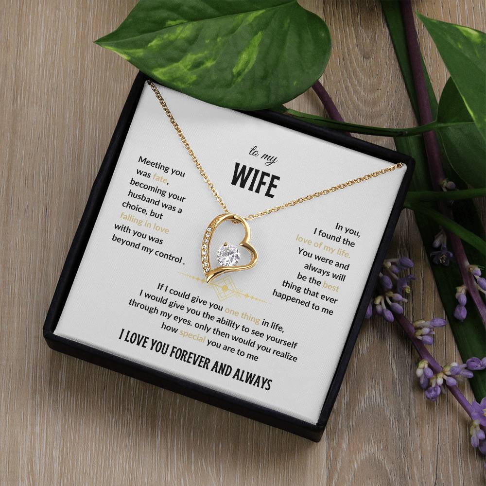 Forever Love Necklace - A Timeless Gift for Your Wife