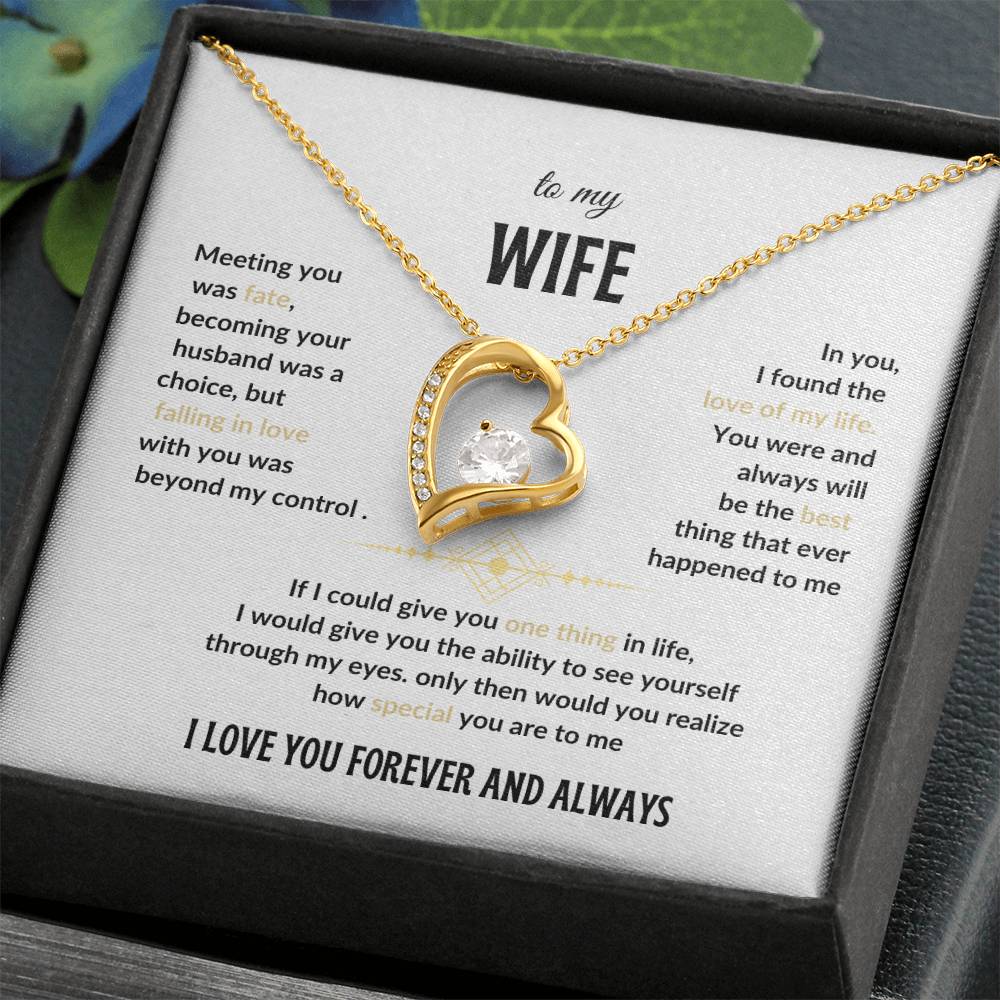 Forever Love Necklace - A Timeless Gift for Your Wife