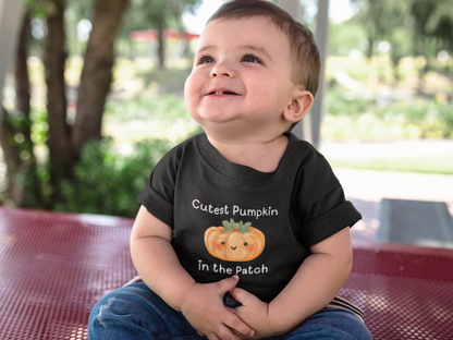 Cutest Pumpkin in the Patch Baby Bodysuit – Cozy and Cute for Autumn Baby Shower Gift