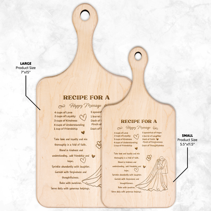 Elegant Wooden Cutting Board - Ideal Gift for Newlyweds