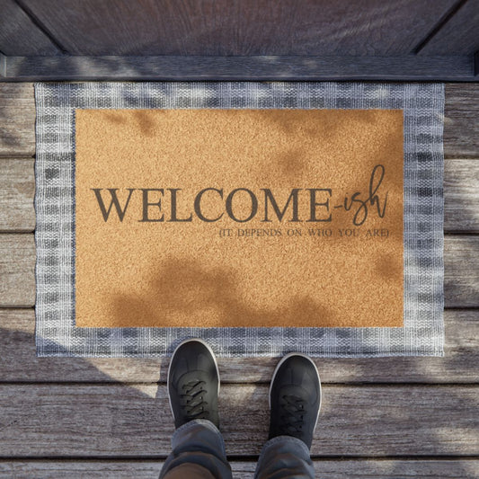 Lighthearted Welcome-ish Door Mat – Perfect for Housewarming or Wedding Gifts