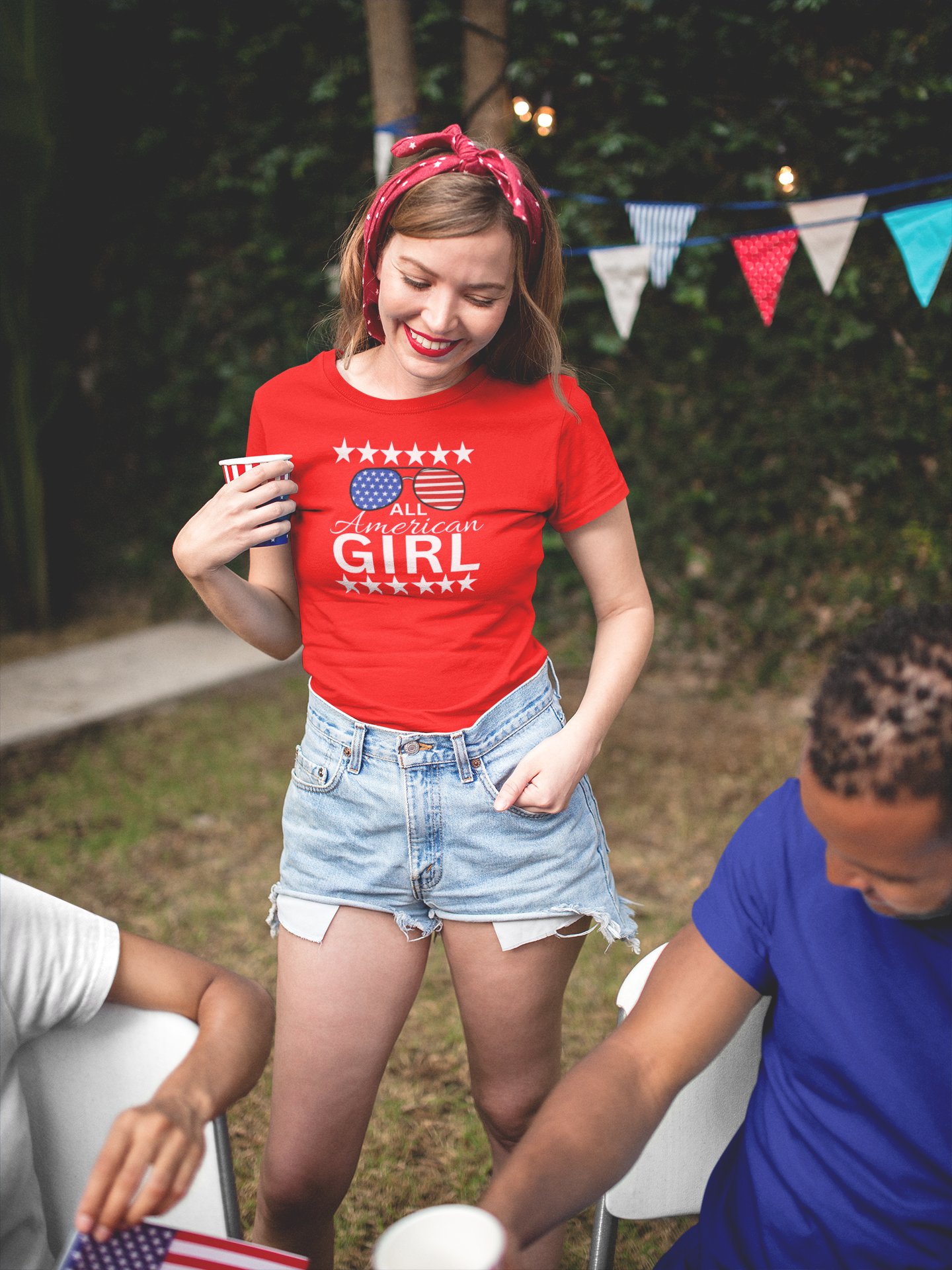 American Girl 4th of July T-Shirt – Celebrate Independence Day in Style